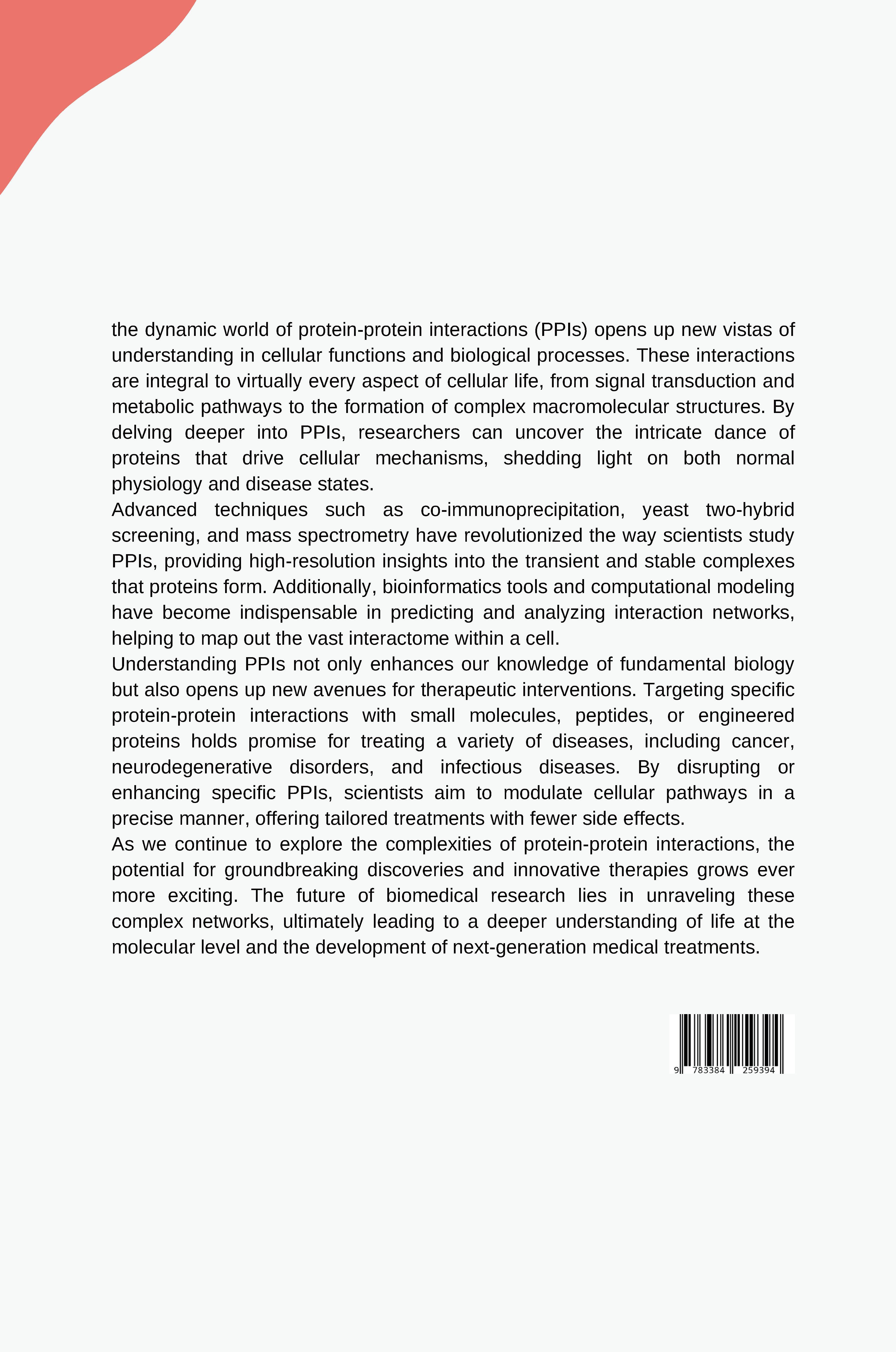 Rückseitencover Beyond the Basics: Protein-Protein Interactions in Action