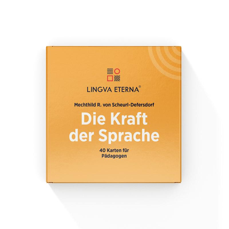 Vorderes Coverbild Die Kraft der Sprache - 40 Karten für Pädagogen