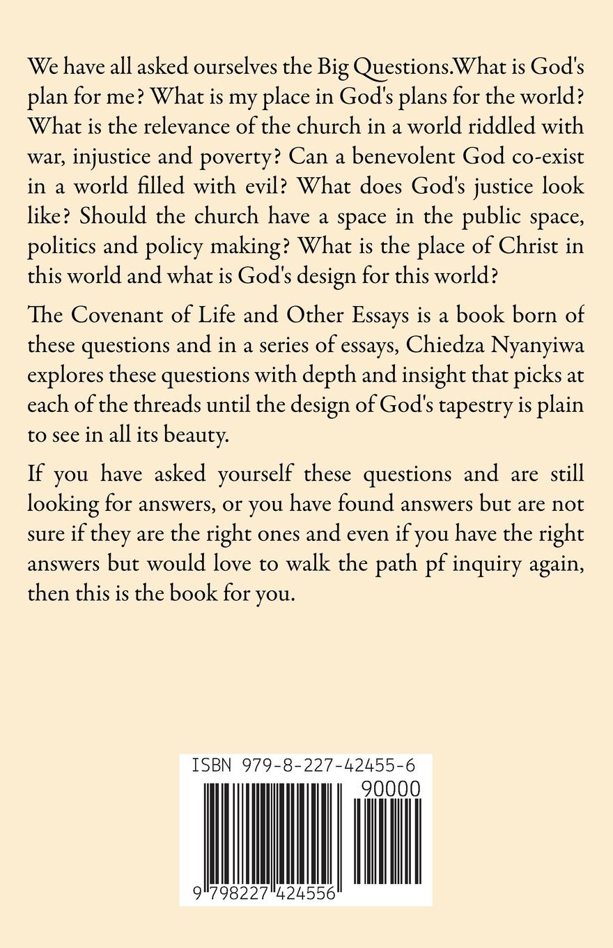 Rückseitencover The Covenant of Life and Other Essays