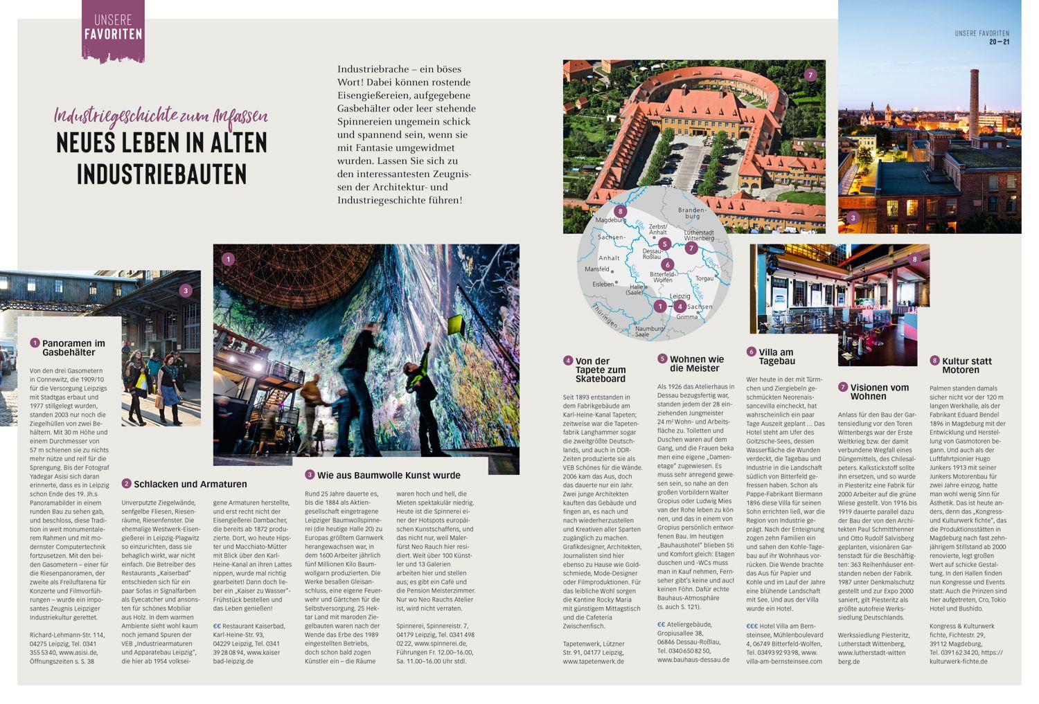 Beispielinhalt (Bild) DUMONT Bildatlas Leipzig, Halle