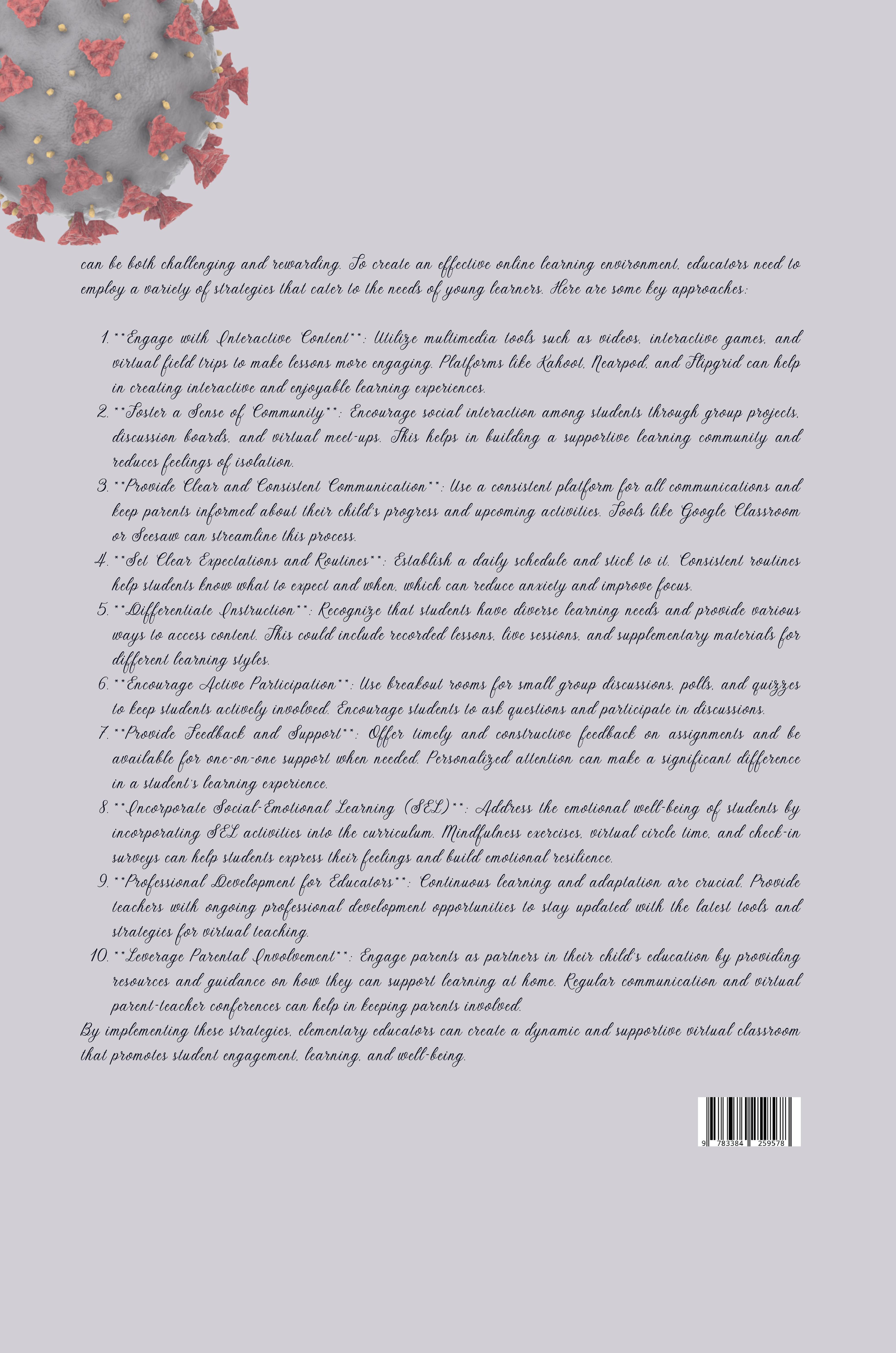 Rückseitencover Social Presence and the Digital Divide: Challenges Faced by Elementary Educators in Online Learning