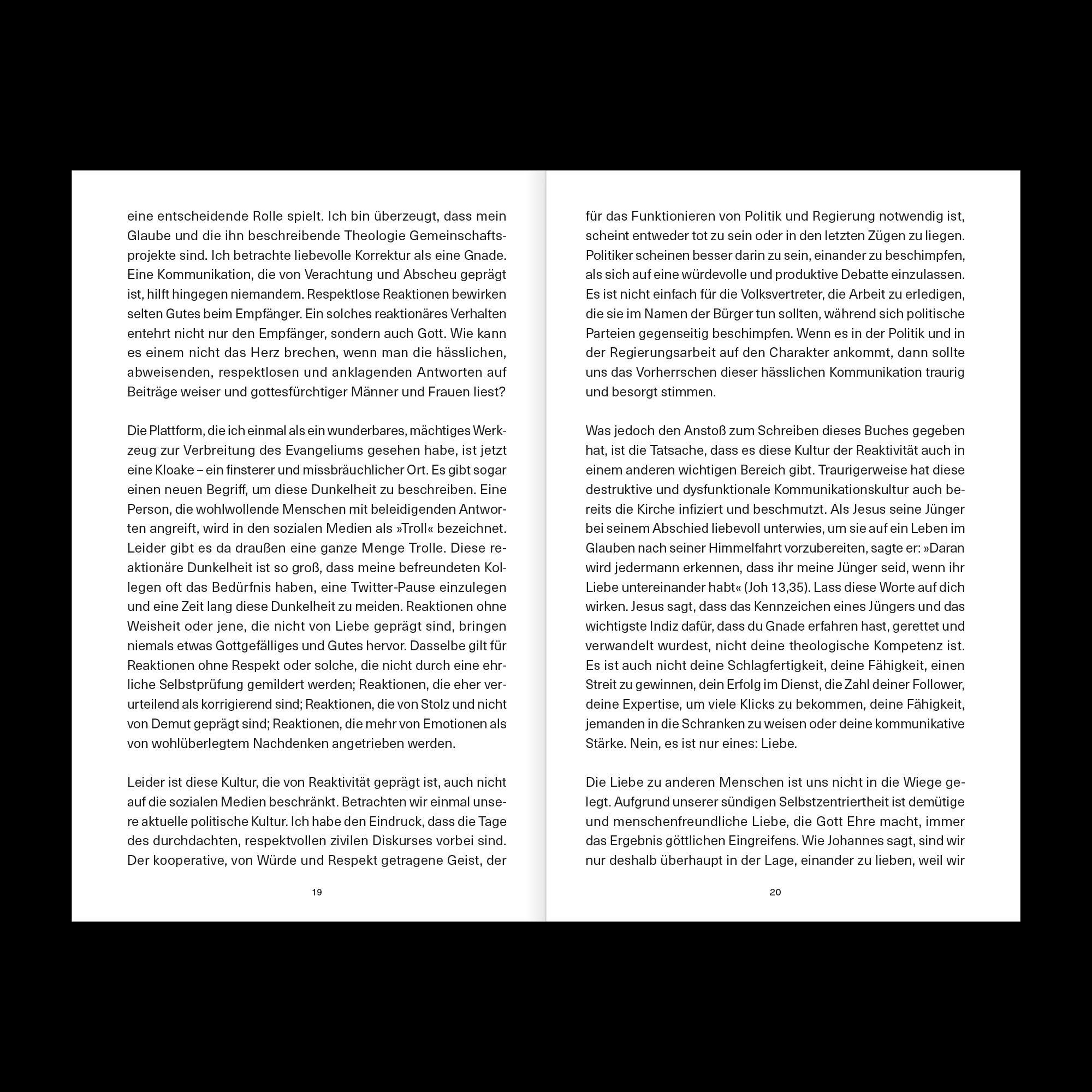 Beispielinhalt (Bild) Reaktivität überwinden