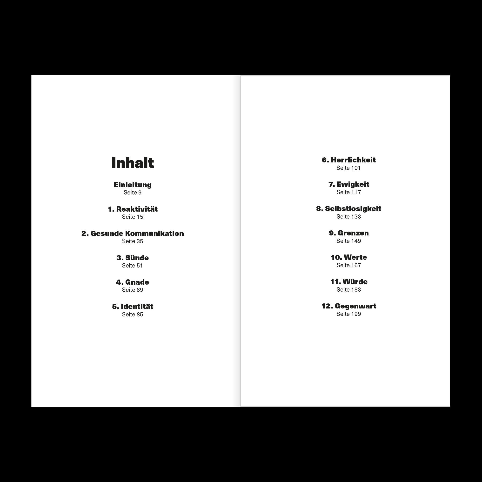 Beispielinhalt (Bild) Reaktivität überwinden