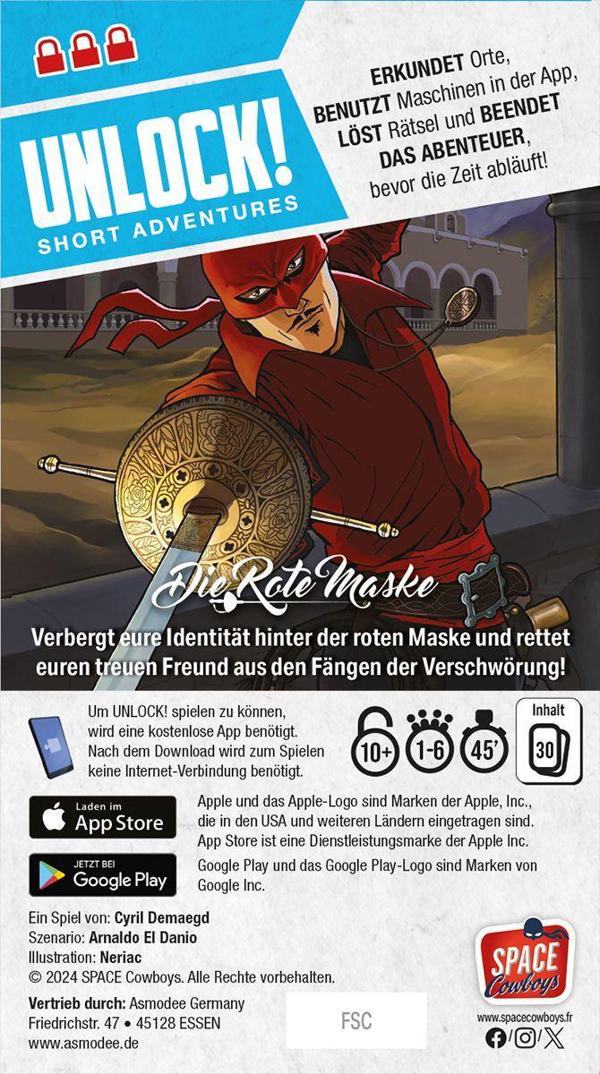 Beispielinhalt (Bild) Unlock! Short Adventures: Die Rote Maske