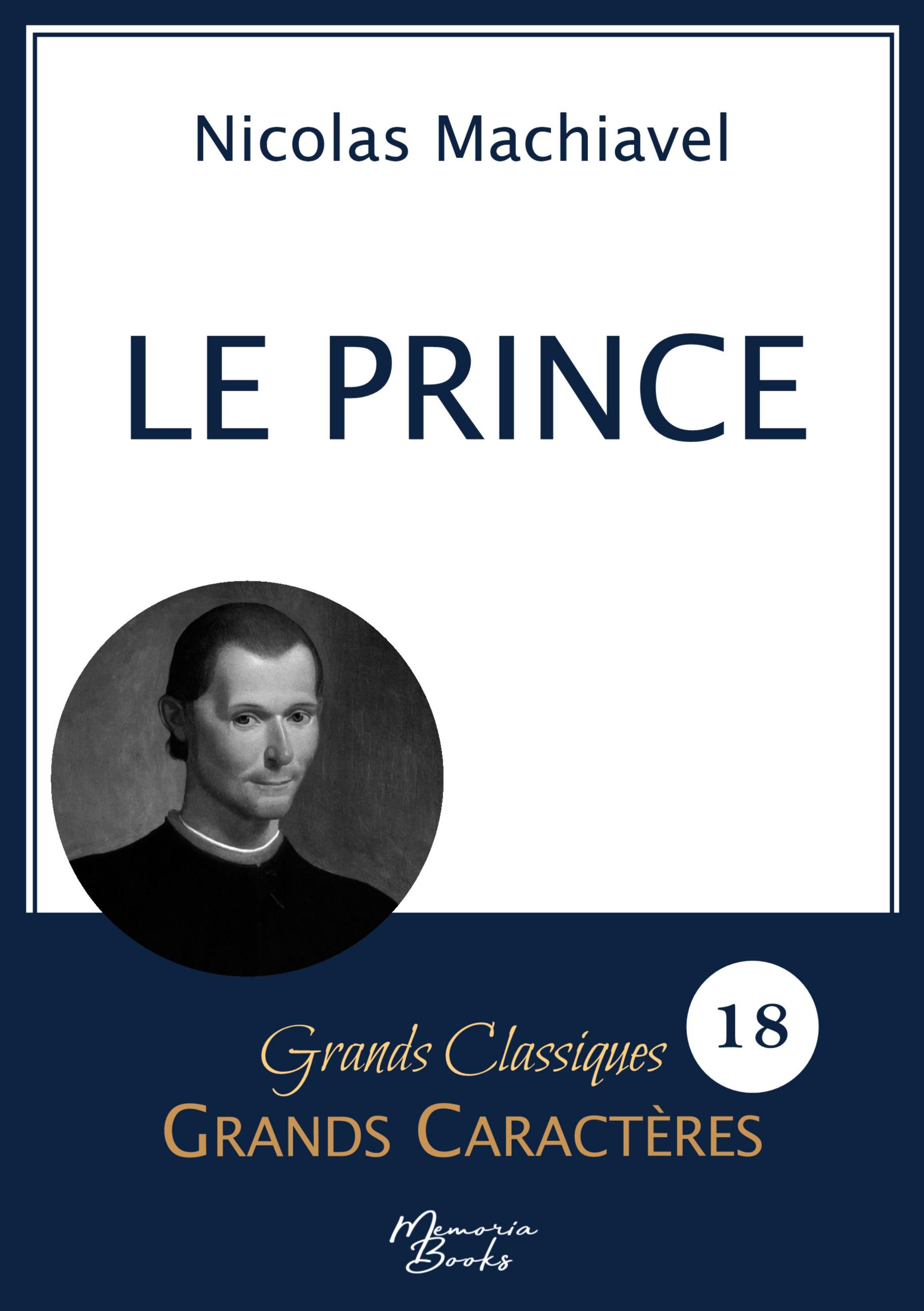 Vorderes Coverbild Le Prince en grands caractères