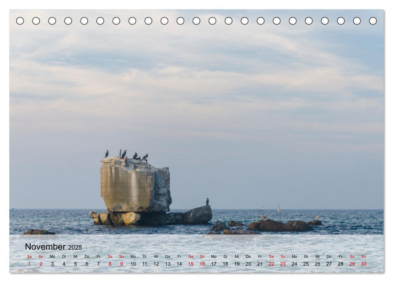 Beispielinhalt (Bild) Ostseeküste Schwedeneck 2025 (Tischkalender 2025 DIN A5 quer), CALVENDO Monatskalender