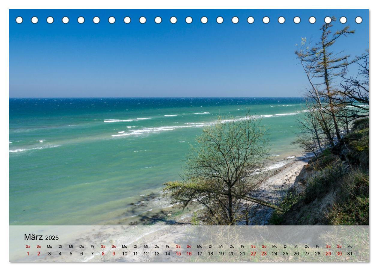 Beispielinhalt (Bild) Ostseeküste Schwedeneck 2025 (Tischkalender 2025 DIN A5 quer), CALVENDO Monatskalender