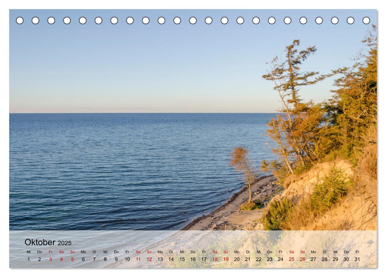 Beispielinhalt (Bild) Ostseeküste Schwedeneck 2025 (Tischkalender 2025 DIN A5 quer), CALVENDO Monatskalender