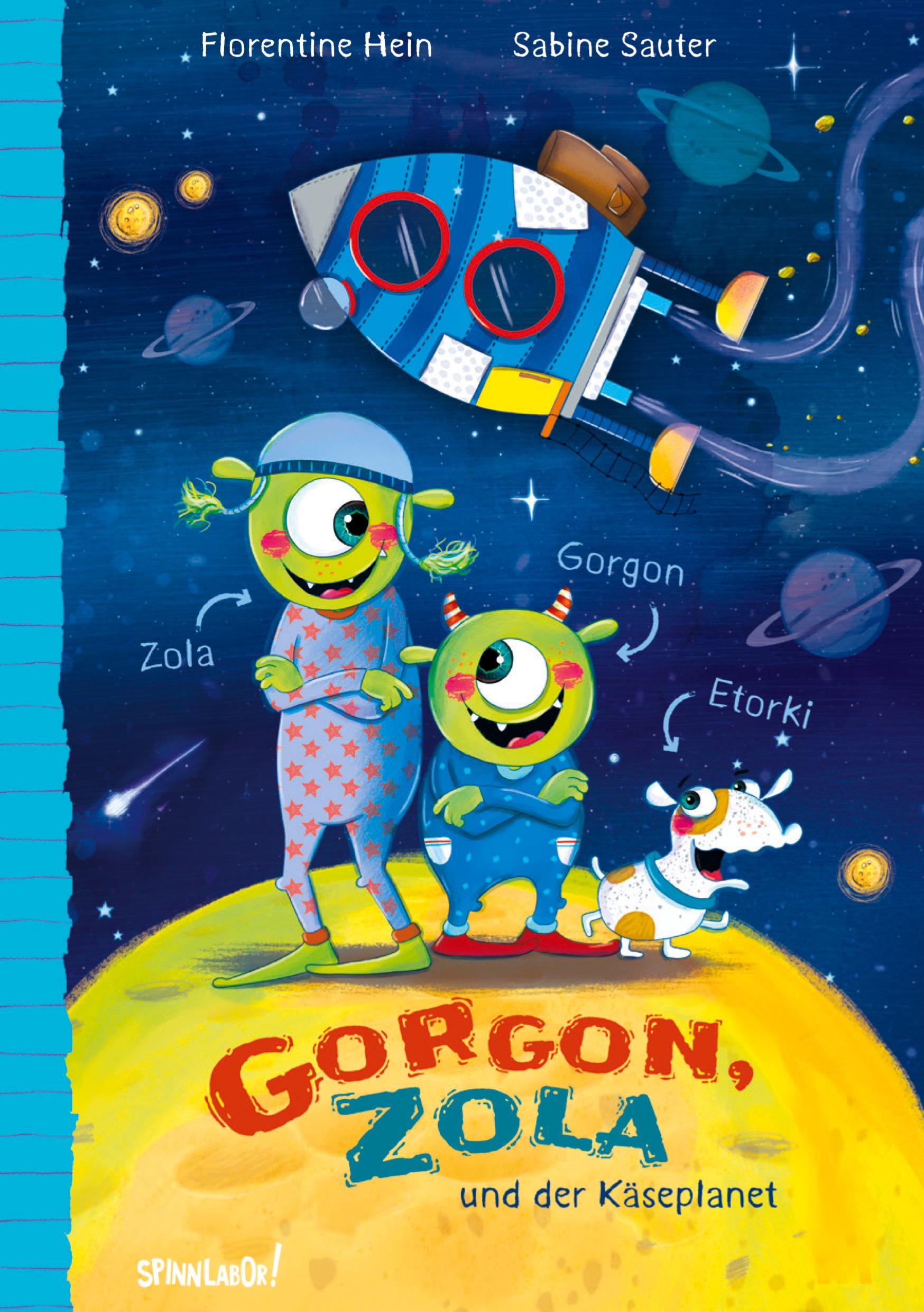 Vorderes Coverbild Gorgon, Zola und der Käseplanet