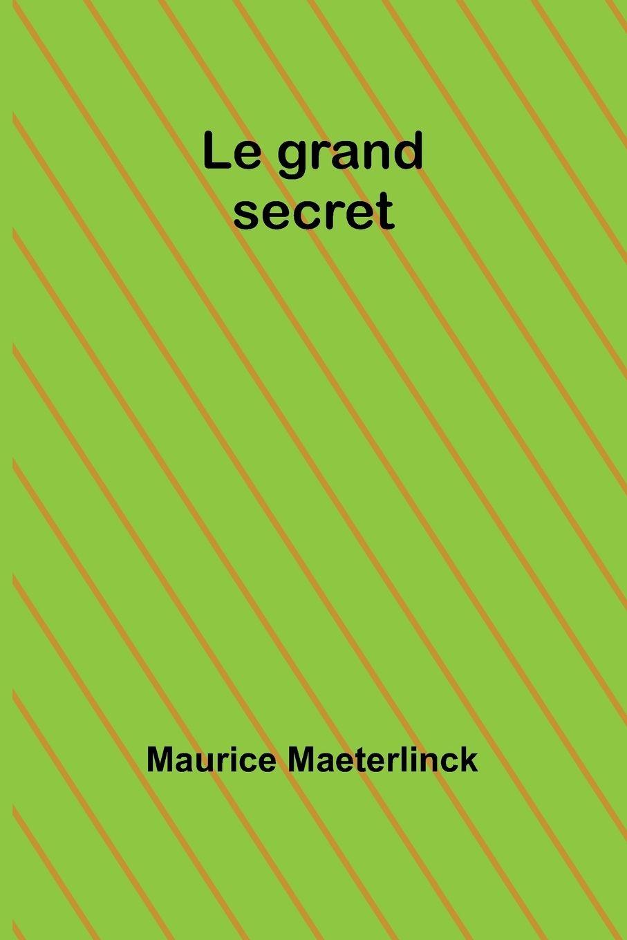 Vorderes Coverbild Le grand secret