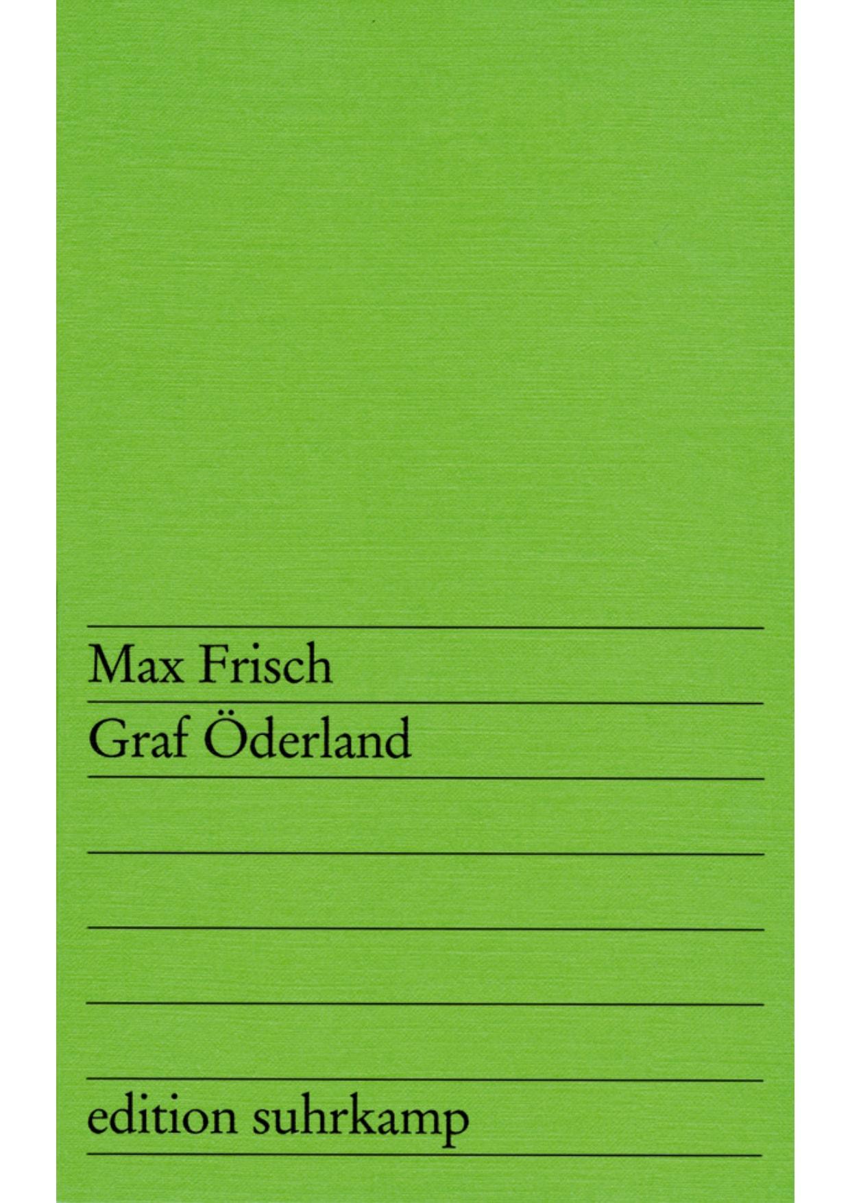 Vorderes Coverbild Graf Öderland