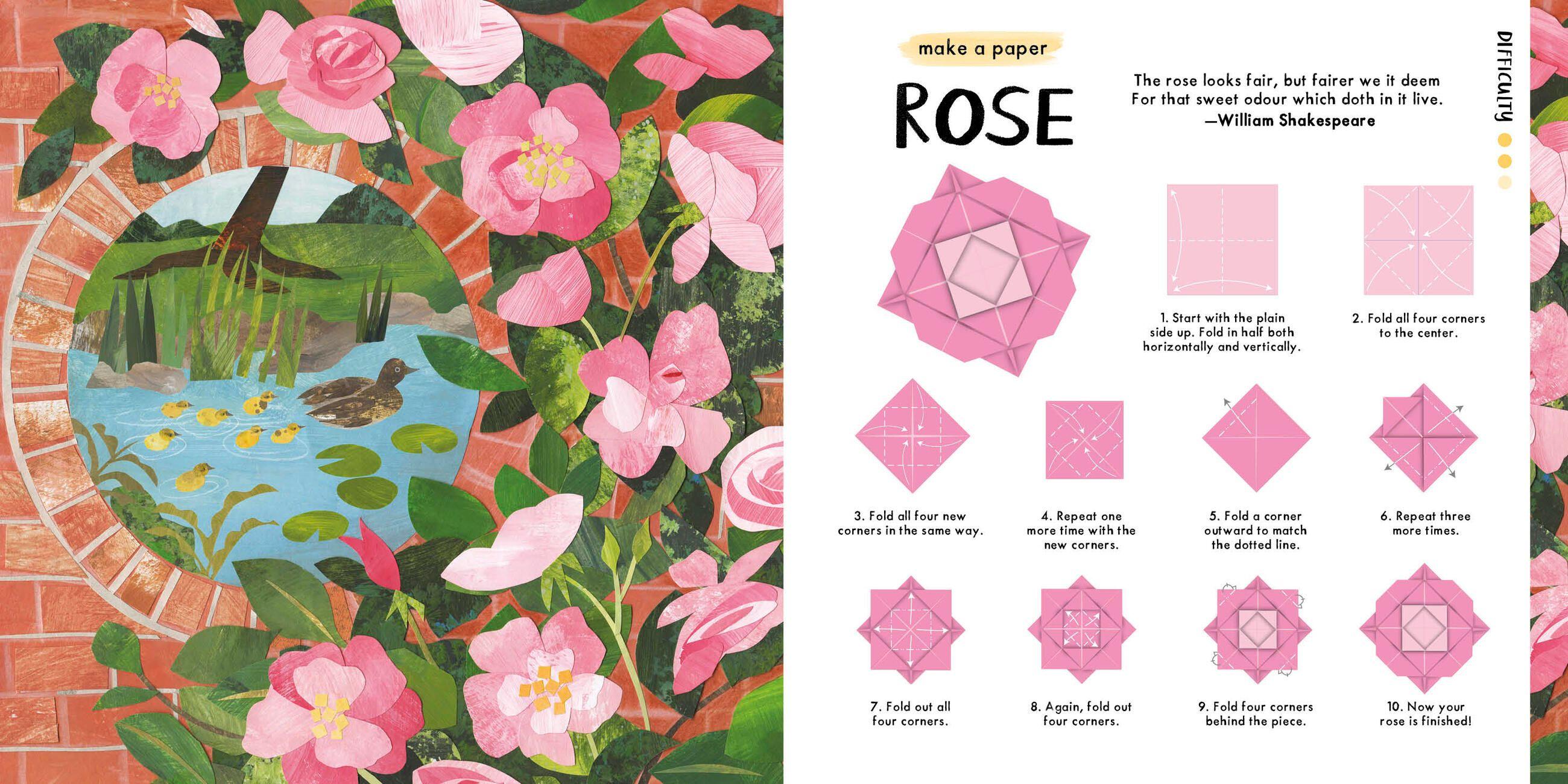 Beispielinhalt (Bild) Blossom Origami