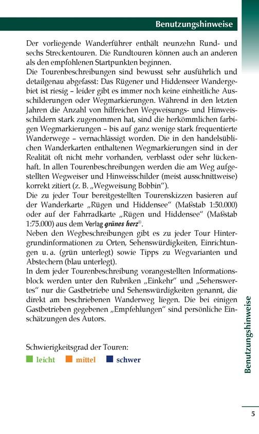 Beispielinhalt (Bild) Rügen - Ein Wanderführer