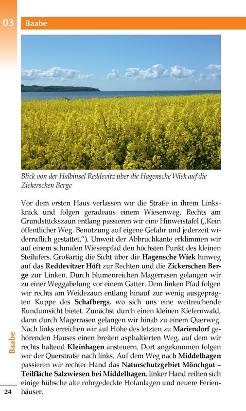 Beispielinhalt (Bild) Rügen - Ein Wanderführer