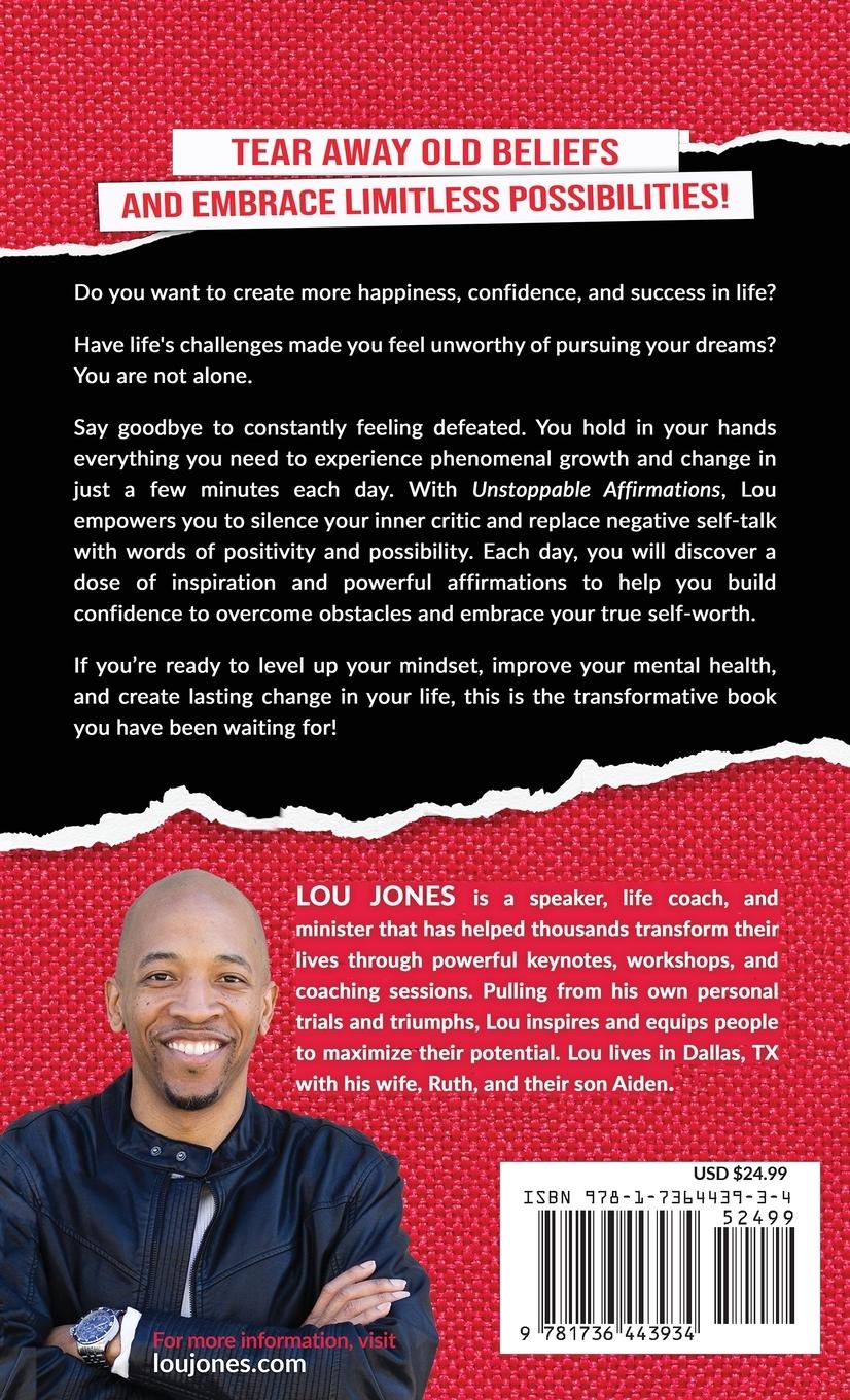 Rückseitencover Unstoppable Affirmations