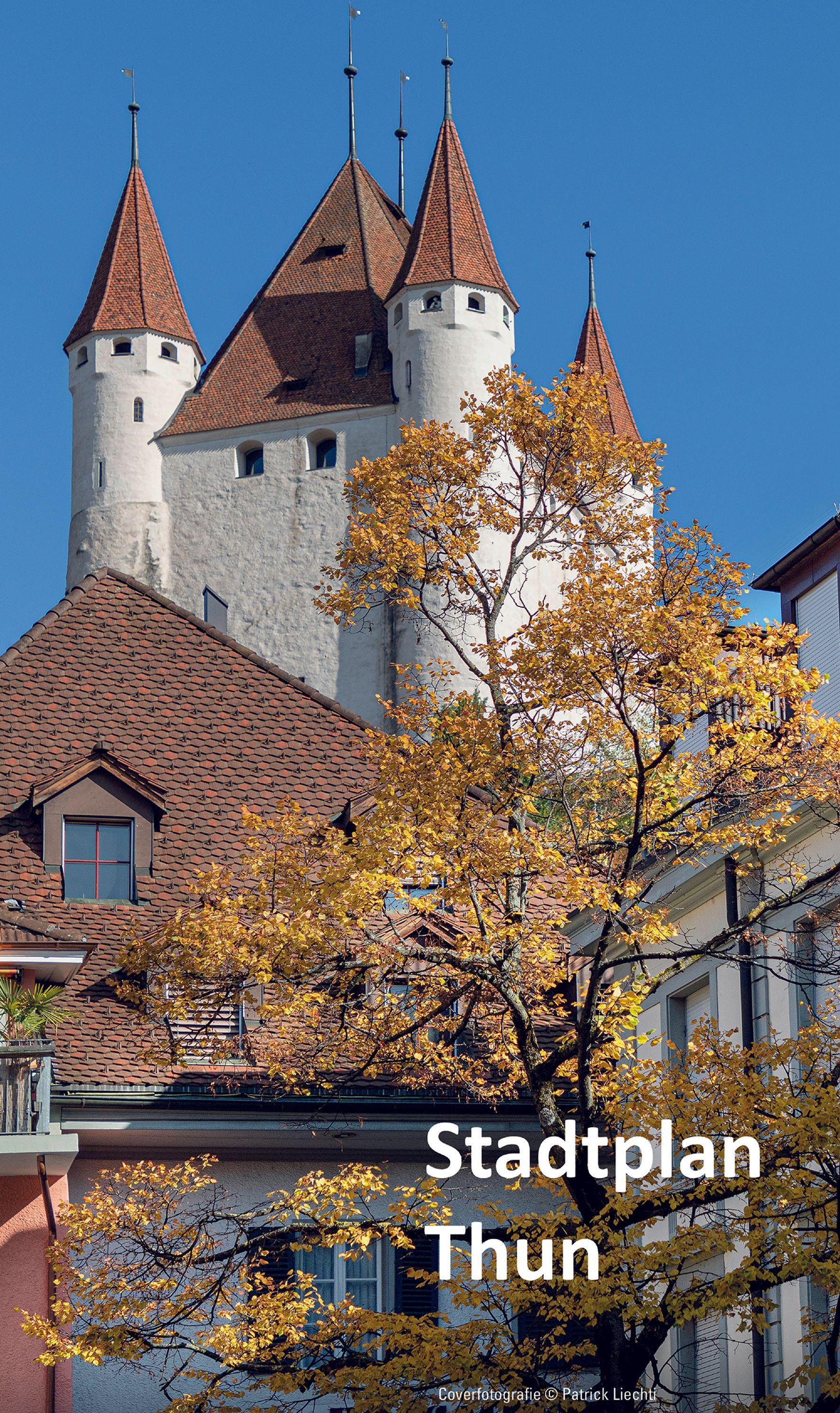 Vorderes Coverbild Hallwag Stadtplan Thun 1:7'500