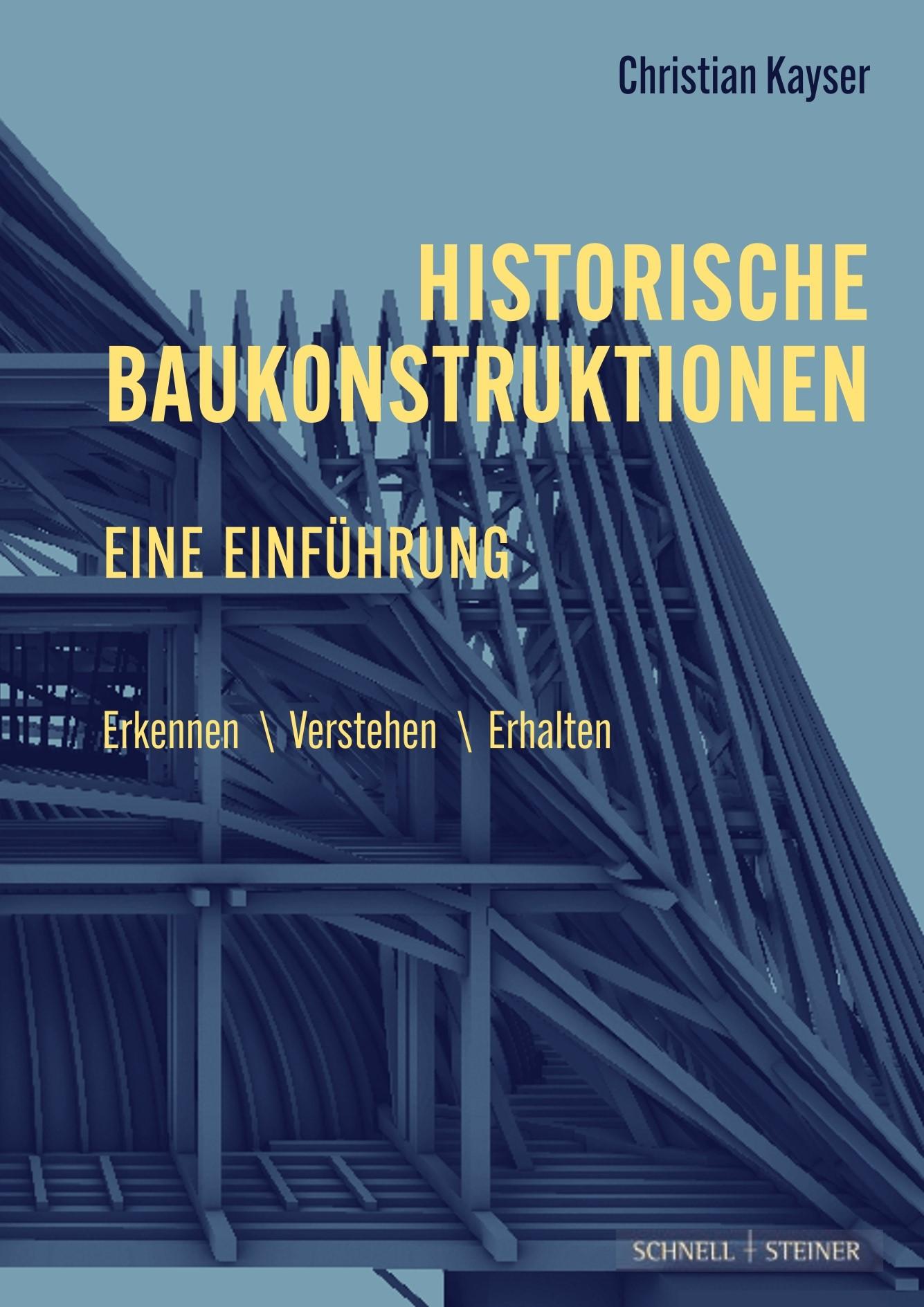 Vorderes Coverbild Historische Baukonstruktionen - eine Einführung