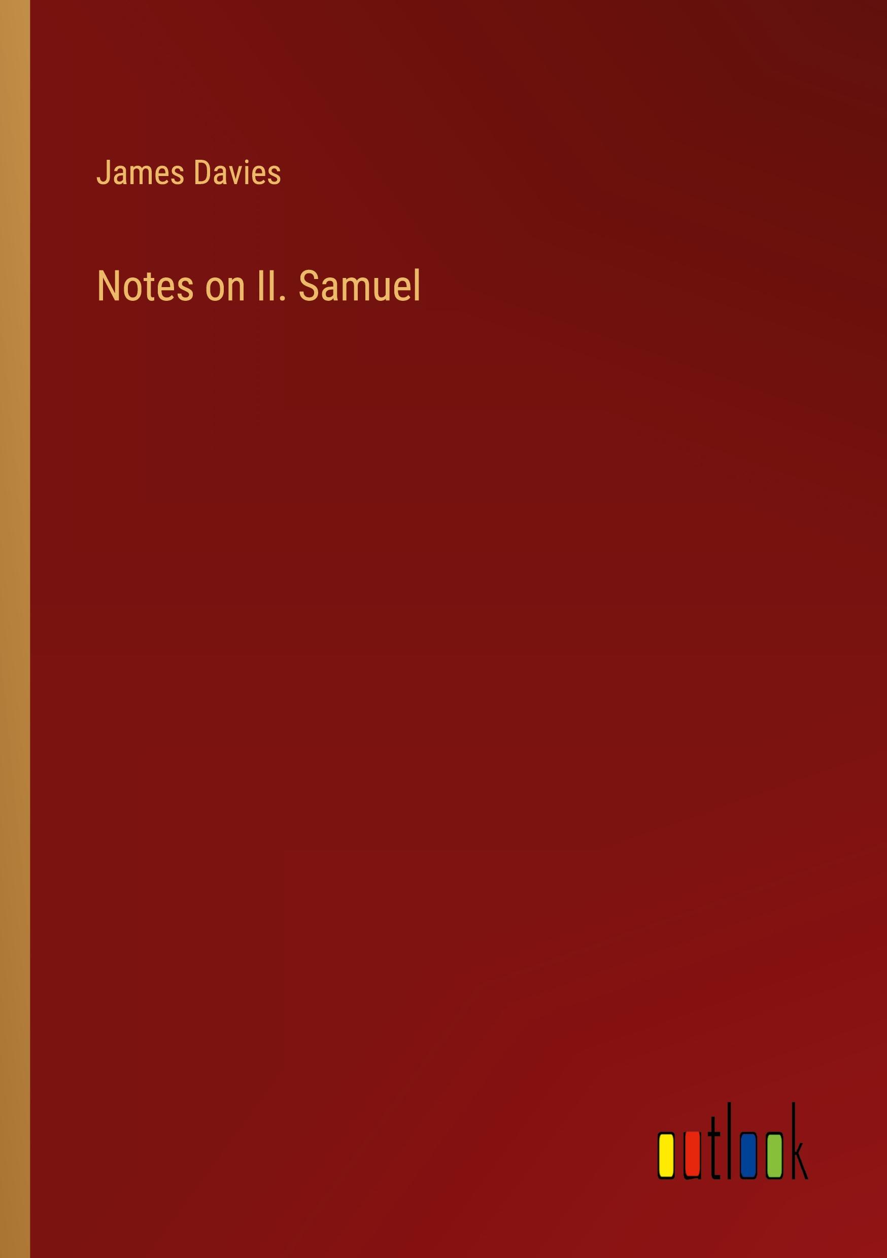 Vorderes Coverbild Notes on II. Samuel