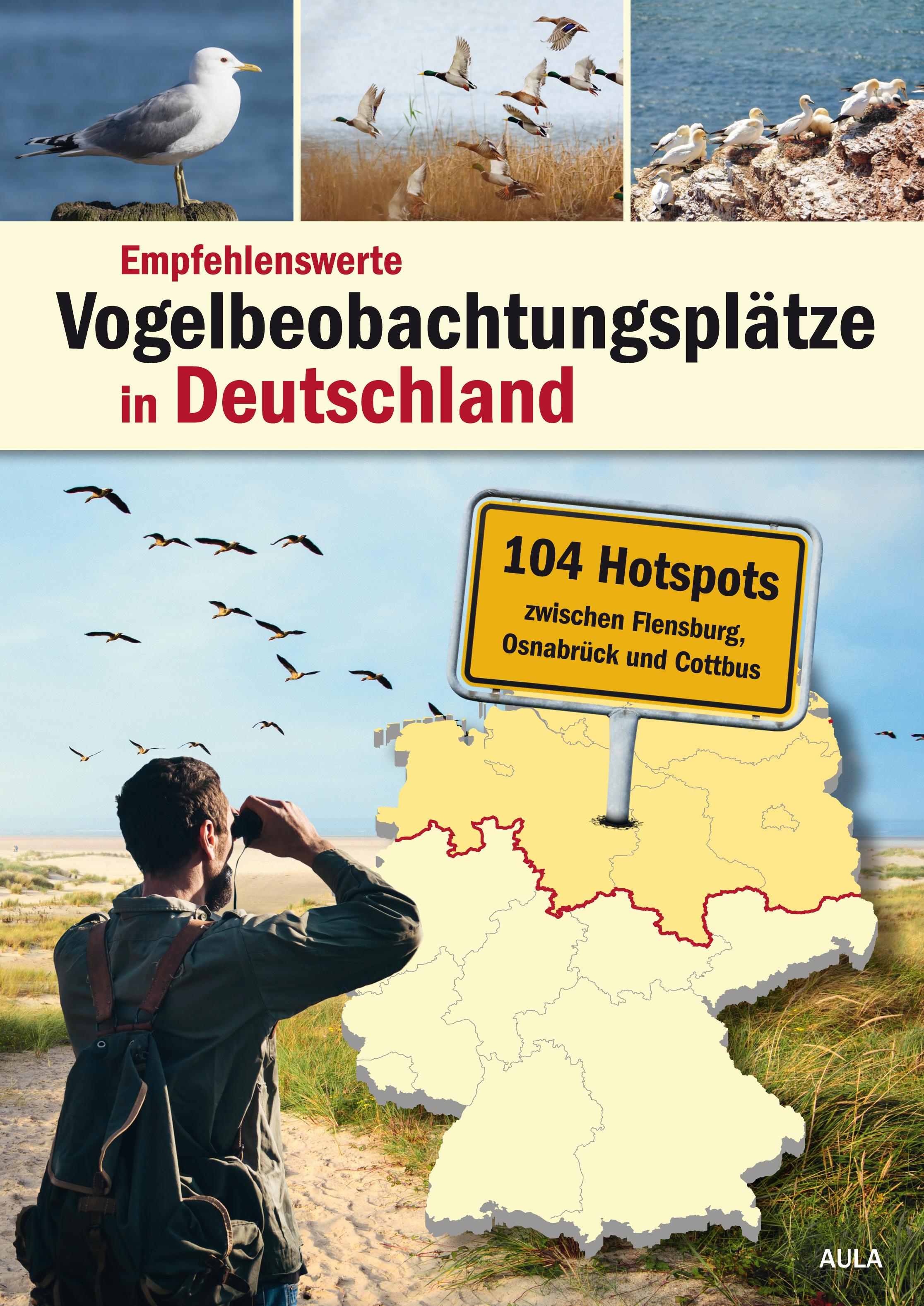 Vorderes Coverbild Empfehlenswerte Vogelbeobachtungsplätze in Deutschland