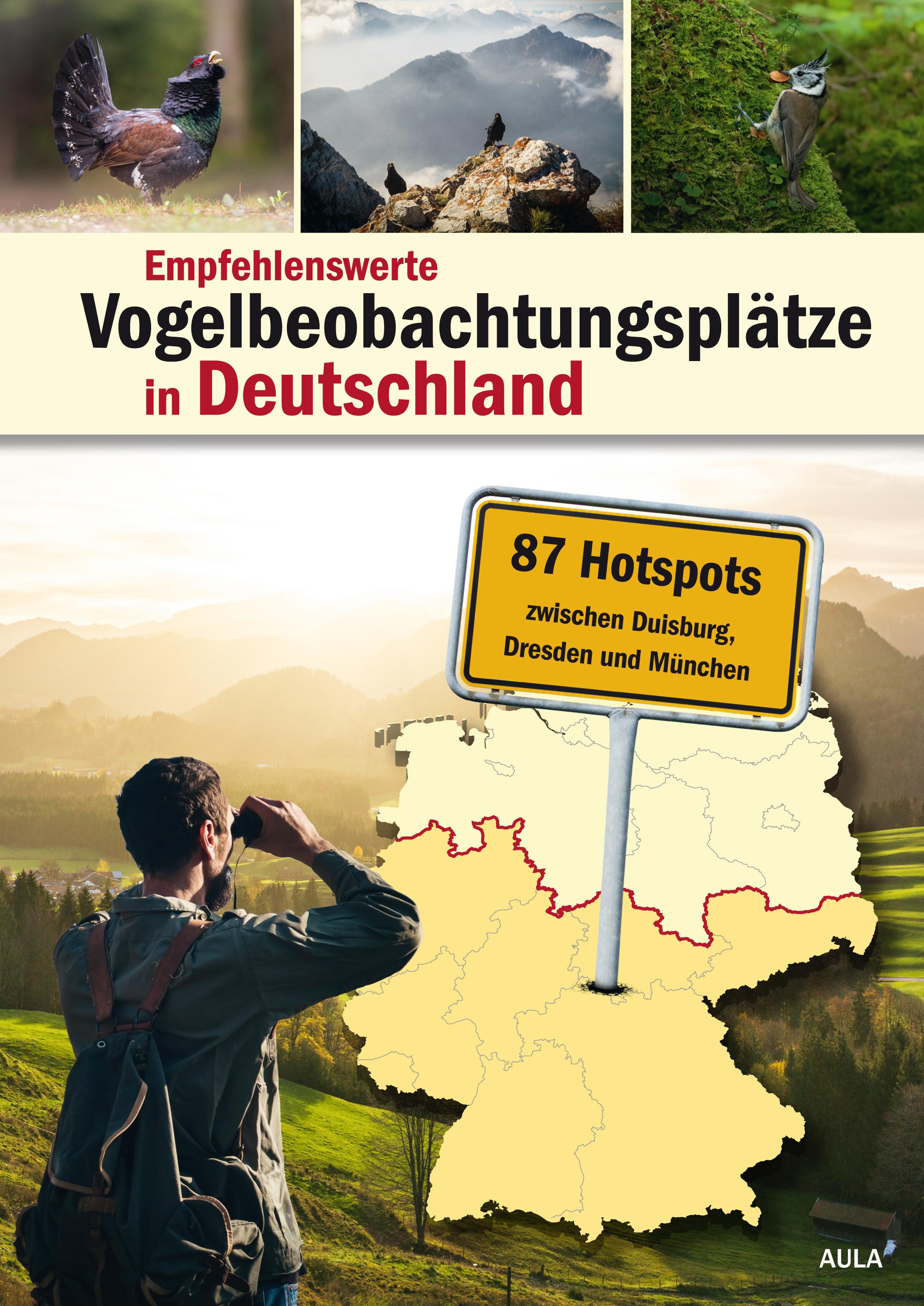 Vorderes Coverbild Empfehlenswerte Vogelbeobachtungsplätze in Deutschland