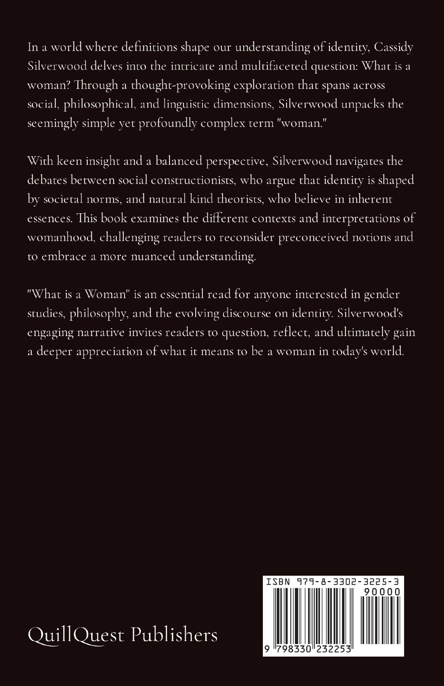 Rückseitencover What is a Woman