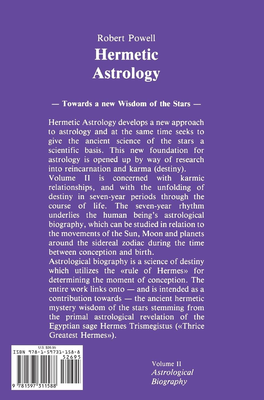 Rückseitencover Hermetic Astrology