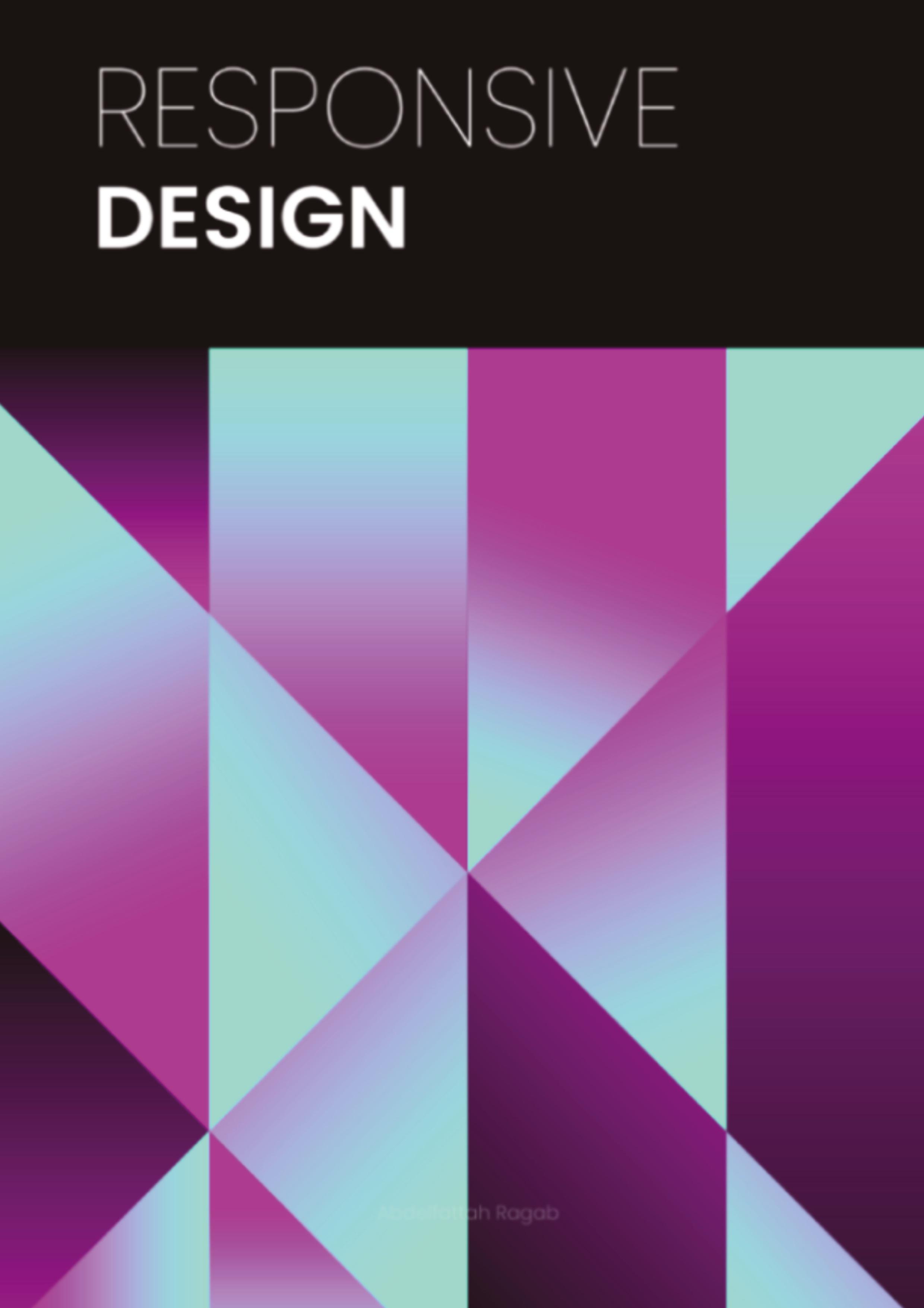 Vorderes Coverbild Responsive Design