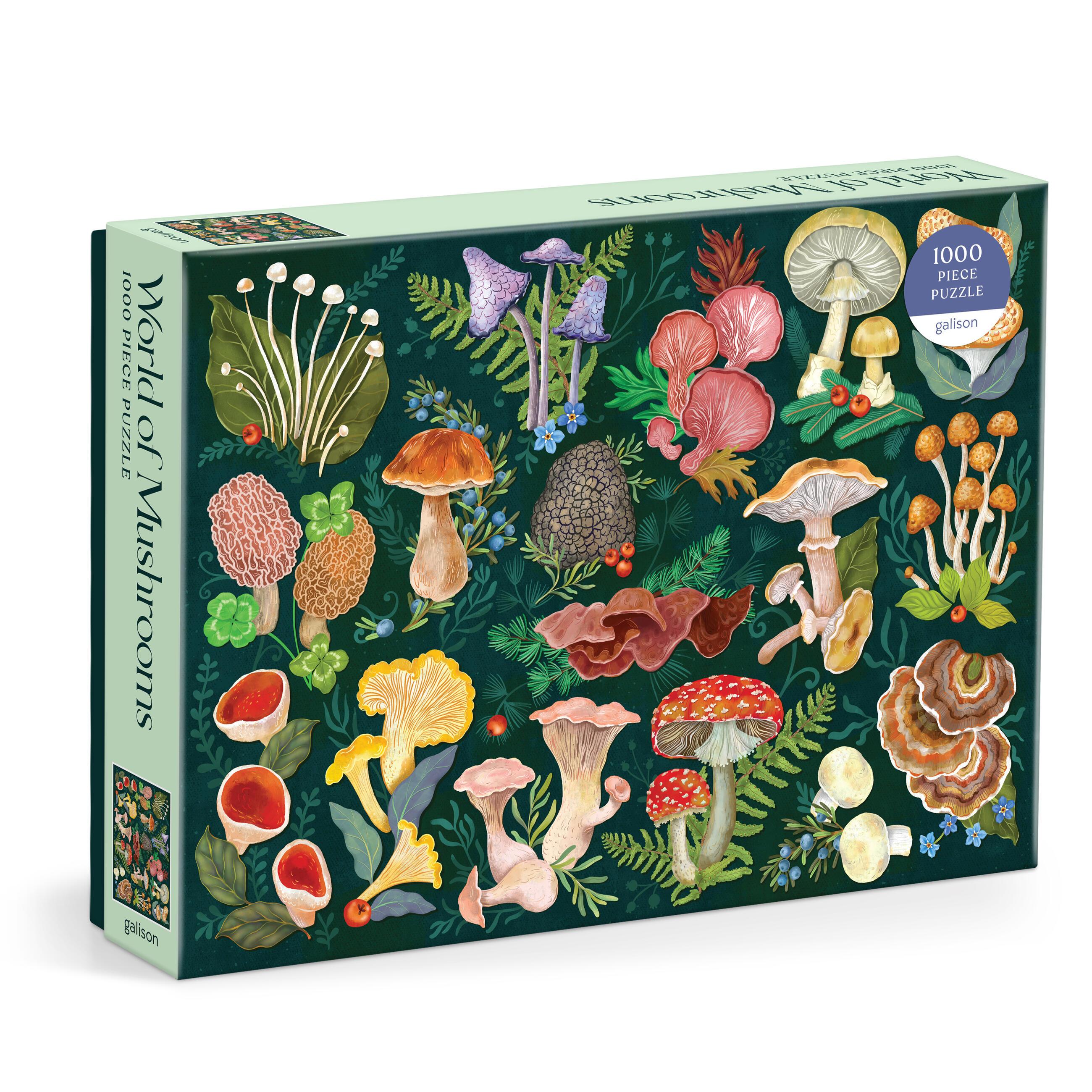 Vorderes Coverbild World of Mushrooms. 1000 Piece Puzzle