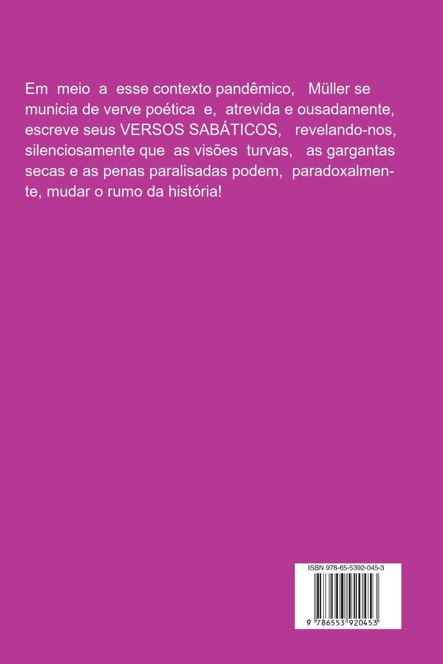 Rückseitencover Versos Sab ticos