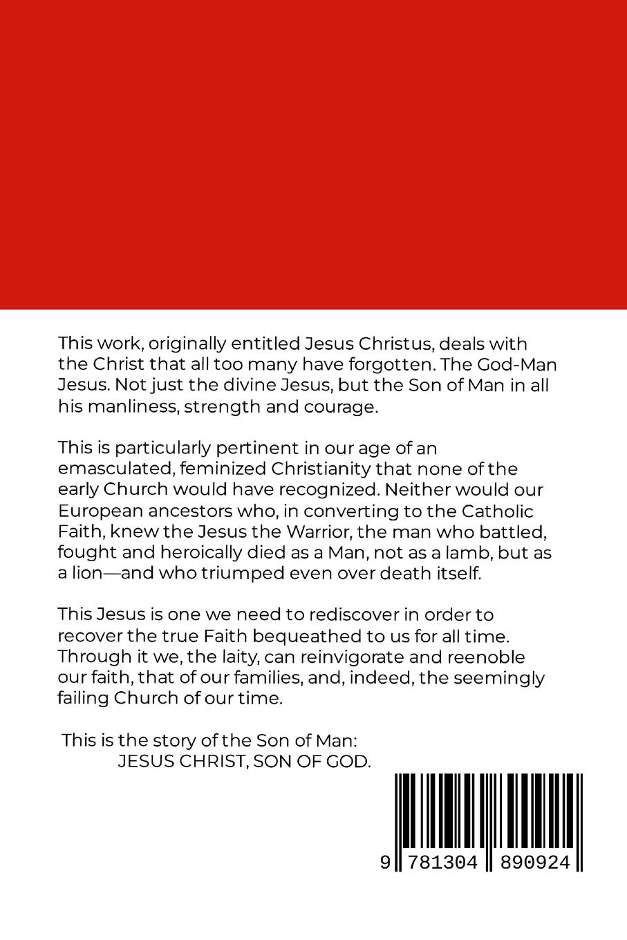 Rückseitencover Jesus Christ -- Son of God