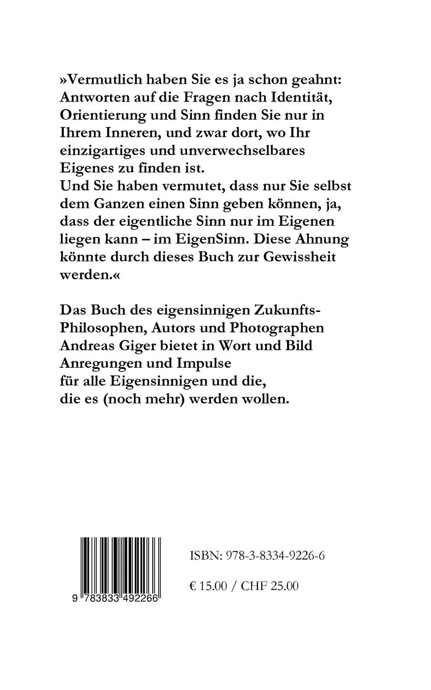 Rückseitencover EigenSinn macht Sinn