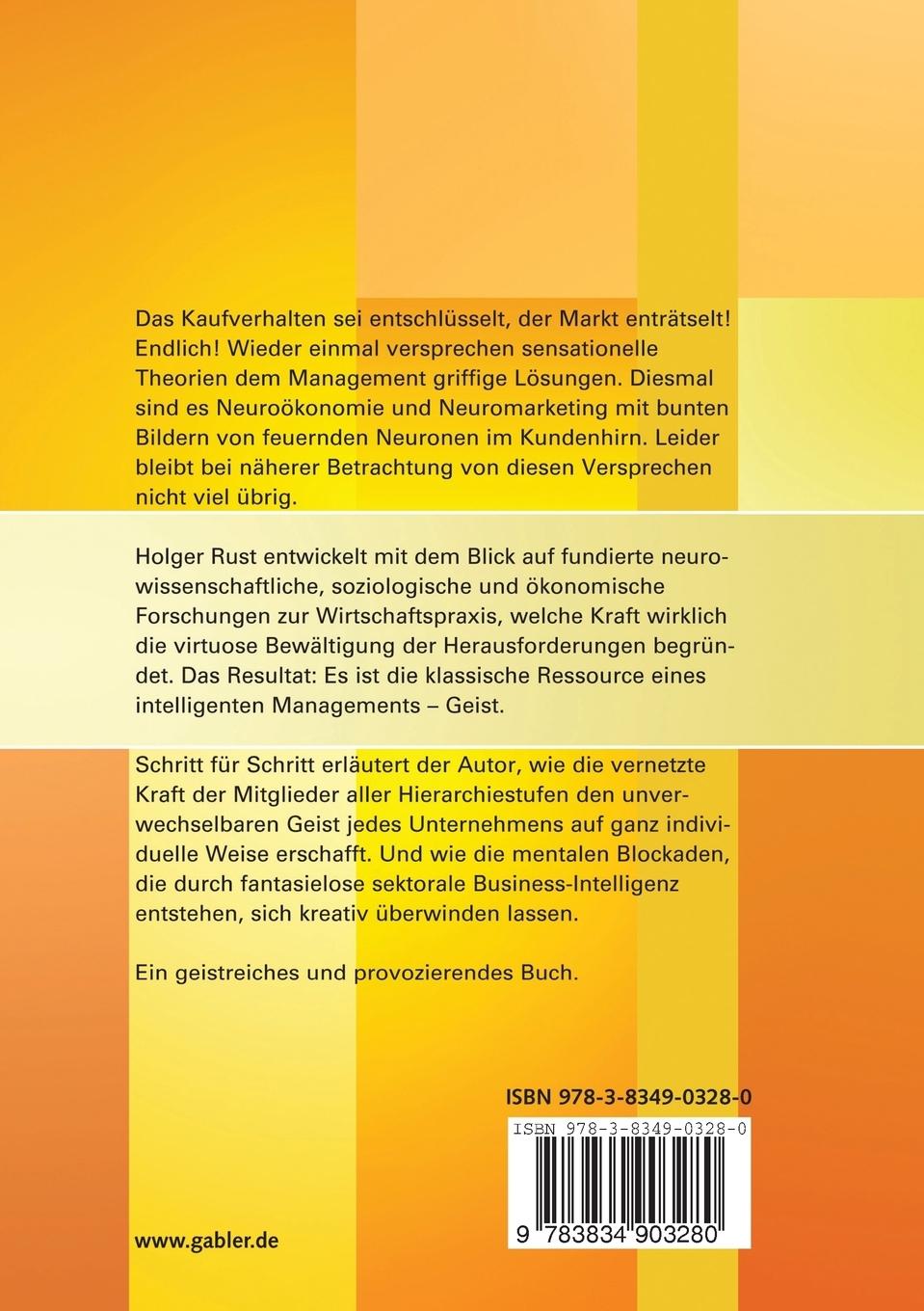 Rückseitencover Geist!