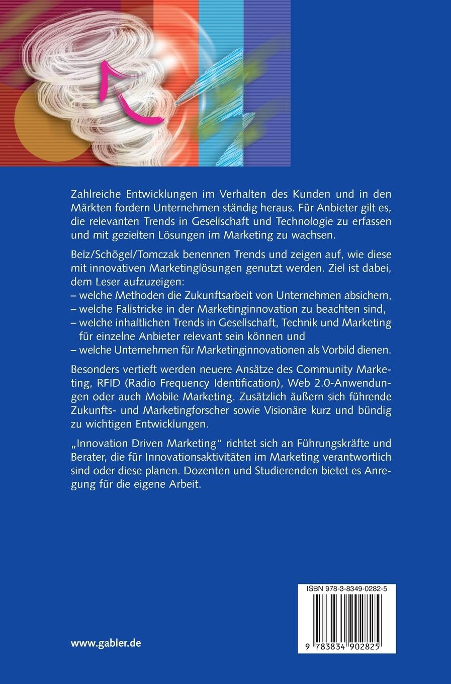 Rückseitencover Innovation Driven Marketing