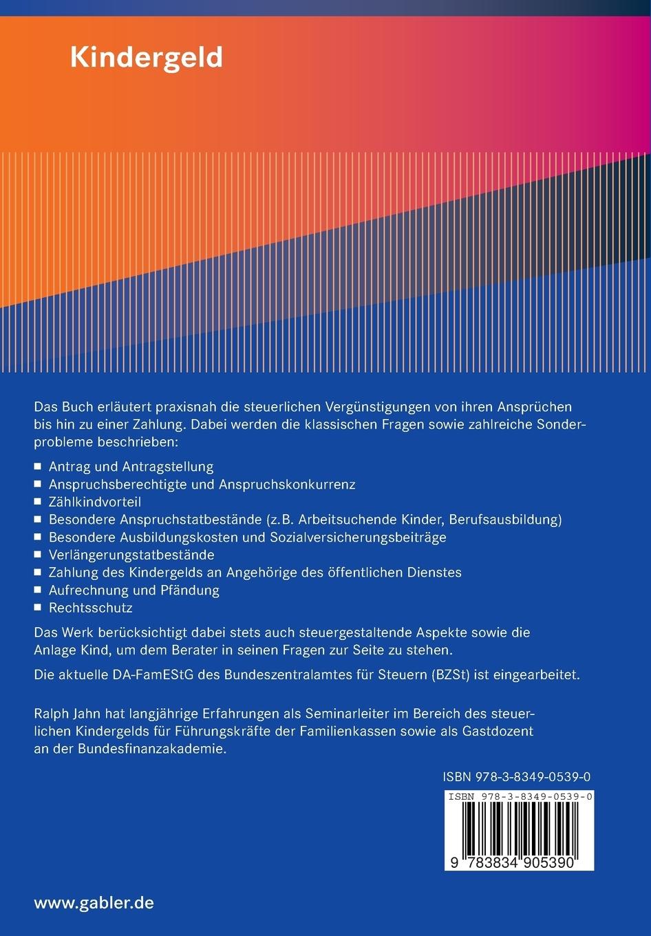 Rückseitencover Kindergeld