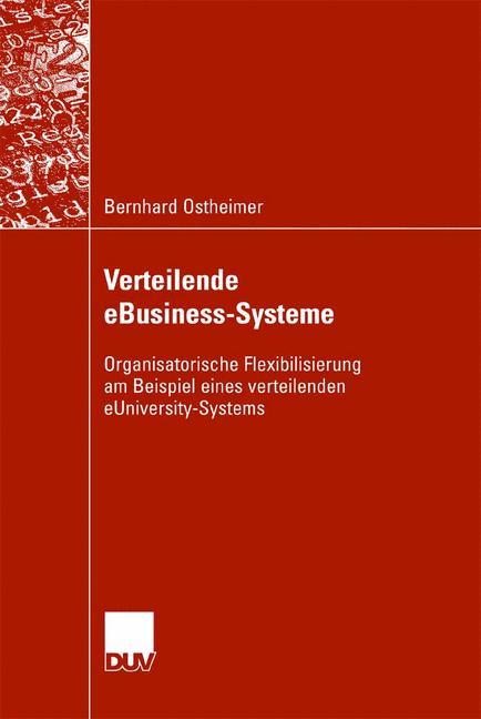 Vorderes Coverbild Verteilende eBusiness-Systeme