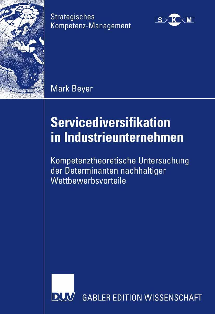Vorderes Coverbild Servicediversifikation in Industrieunternehmen