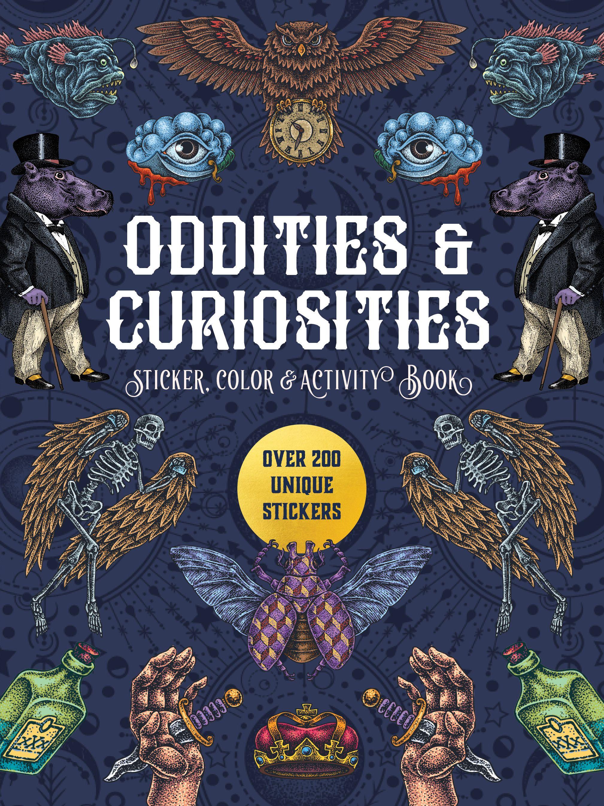 Vorderes Coverbild Oddities & Curiosities Sticker, Color & Activity Book