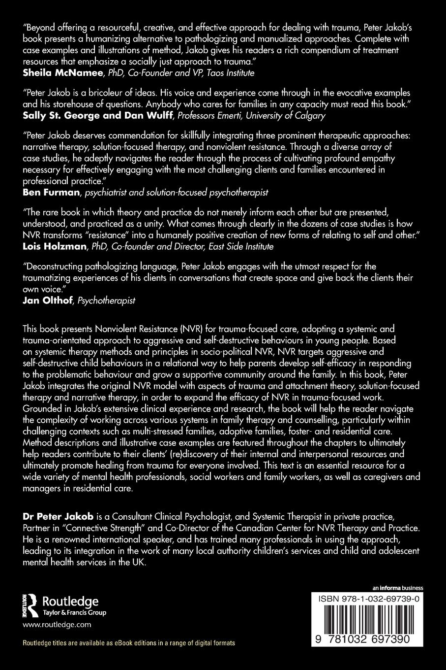 Rückseitencover Nonviolent Resistance in Trauma-Focused Practice