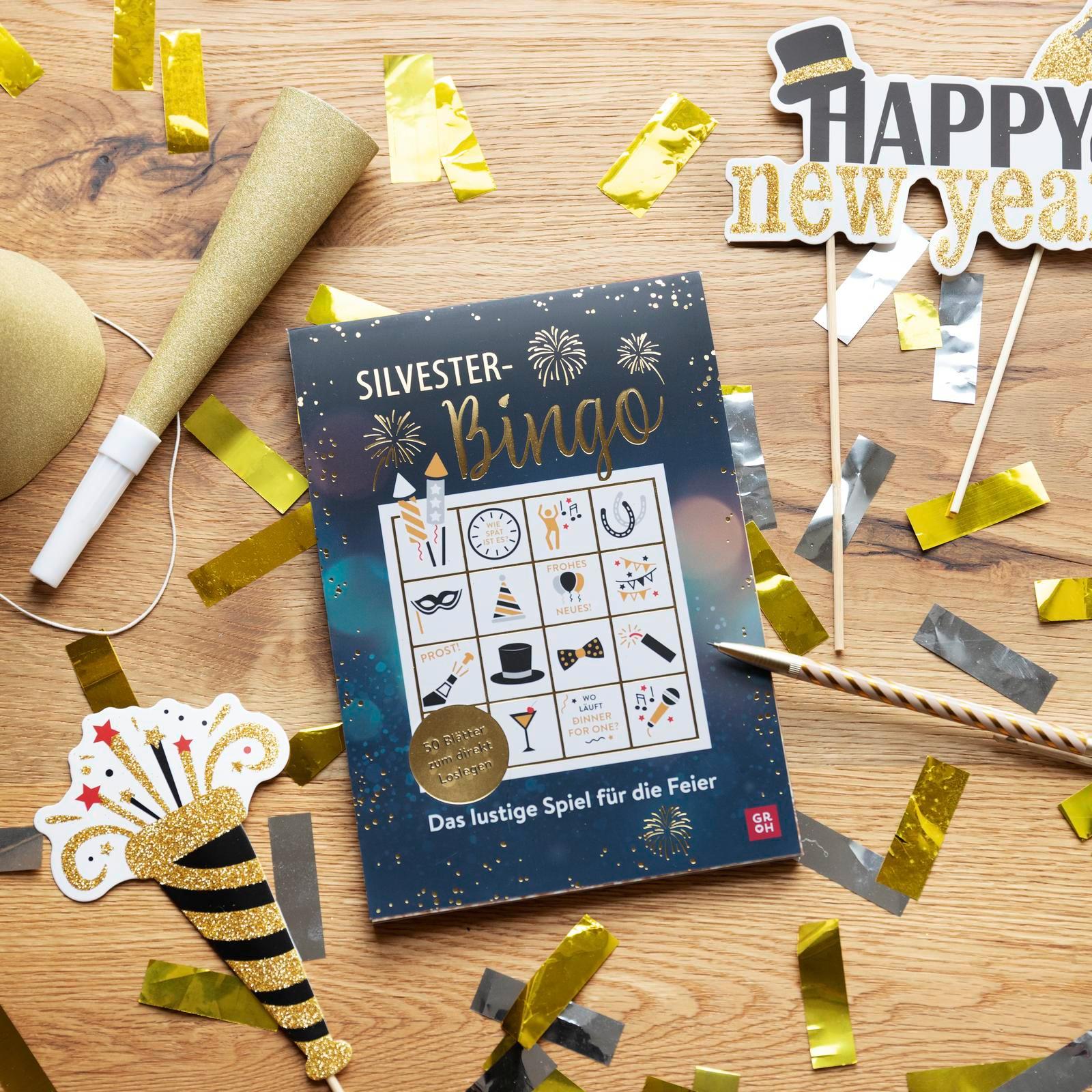 Beispielinhalt (Bild) Silvester-Bingo