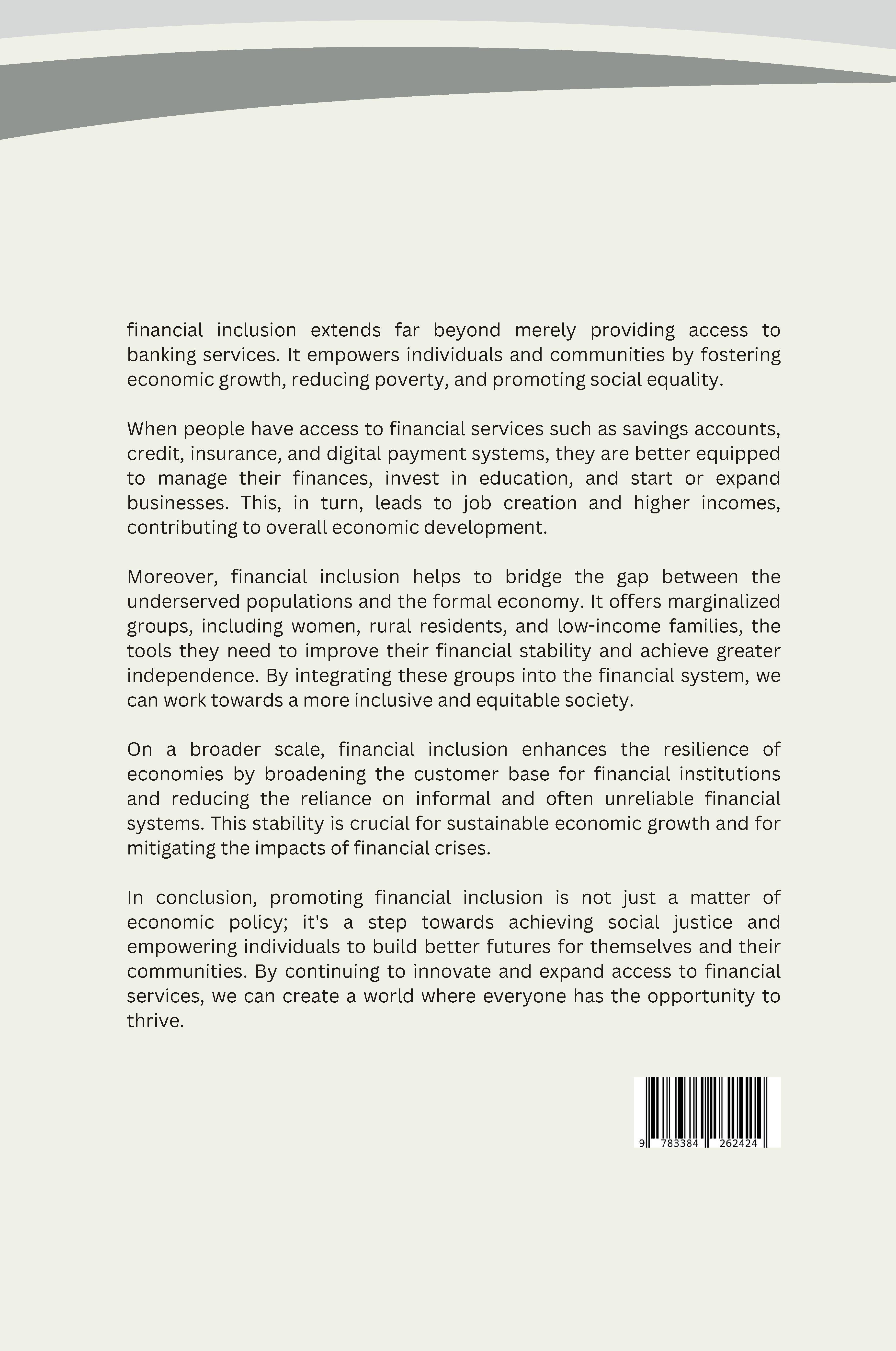 Rückseitencover Beyond Banking: The Economic and Social Benefits of Financial Inclusion