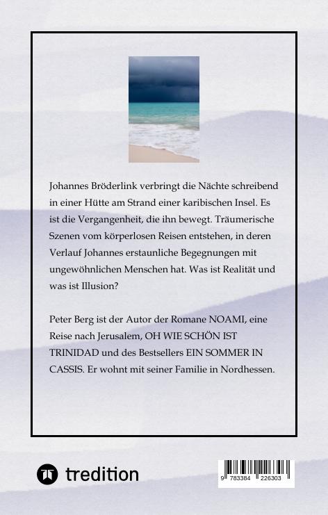 Rückseitencover Wider die Zeit, Fantasyroman über das körperlose Reisen