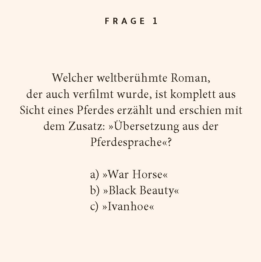 Beispielinhalt (Bild) Pferde-Quiz