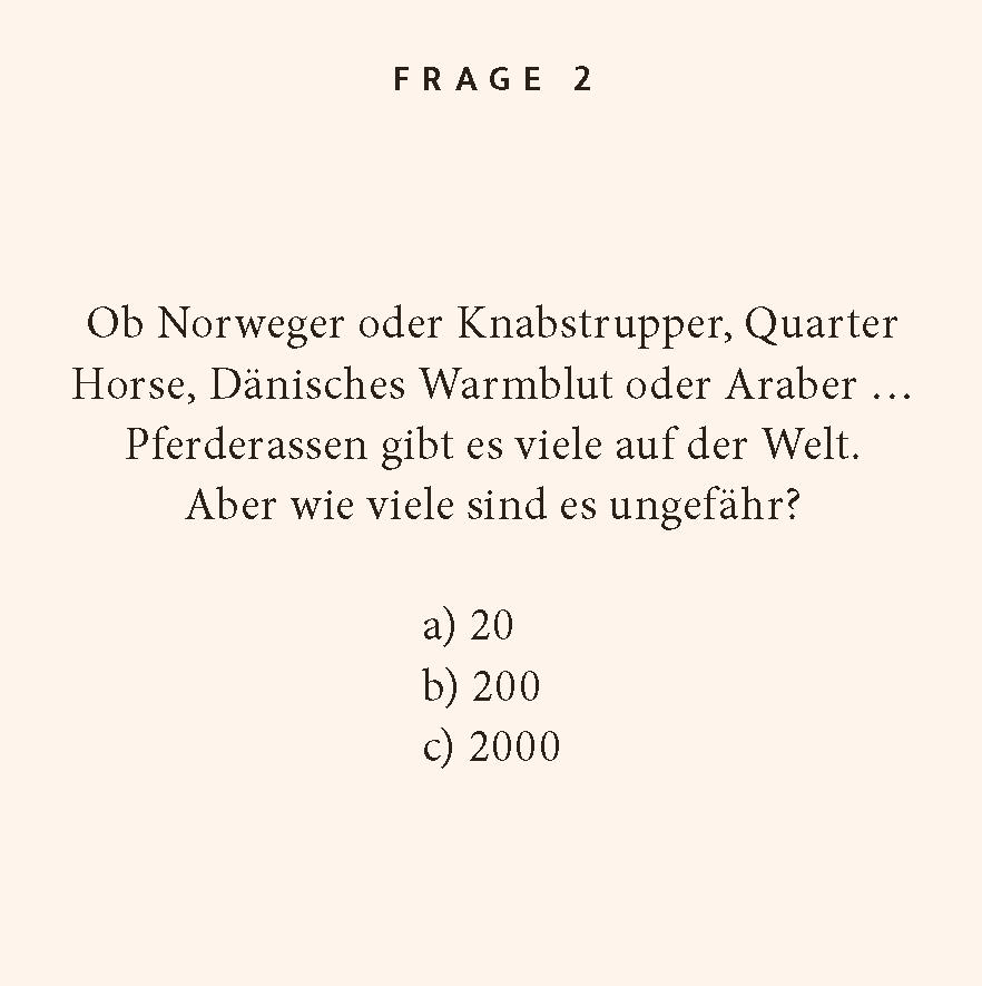 Beispielinhalt (Bild) Pferde-Quiz