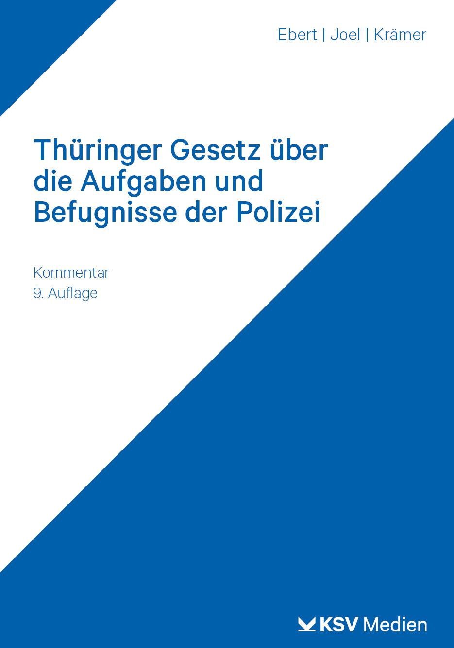 Vorderes Coverbild Thüringer Gesetz über die Aufgaben und Befugnisse der Polizei