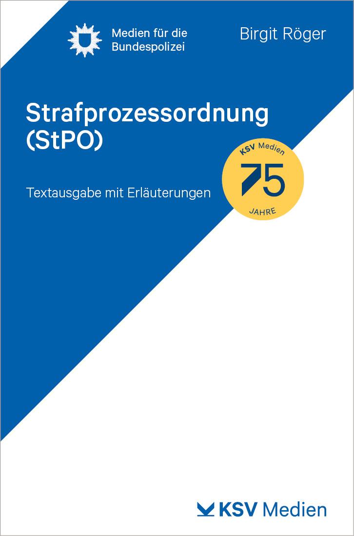 Vorderes Coverbild Strafprozessordnung (StPO)