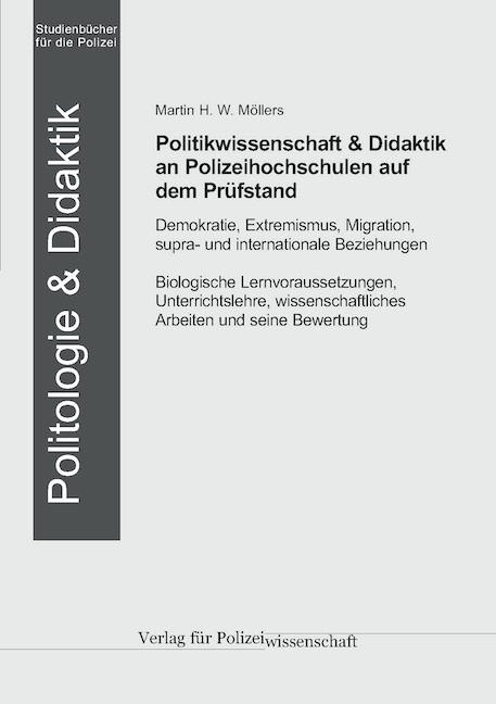 Vorderes Coverbild Politikwissenschaft & Didaktik an Polizeihochschulen auf dem Prüfstand