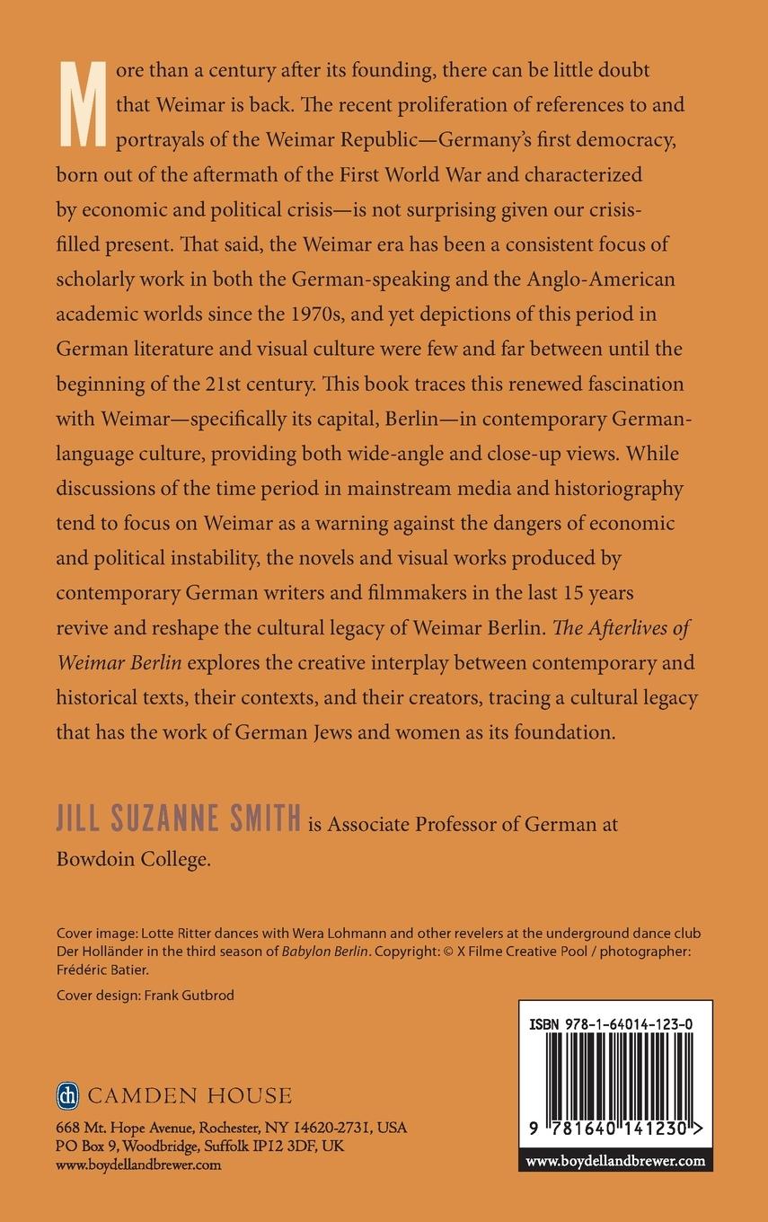 Rückseitencover The Afterlives of Weimar Berlin