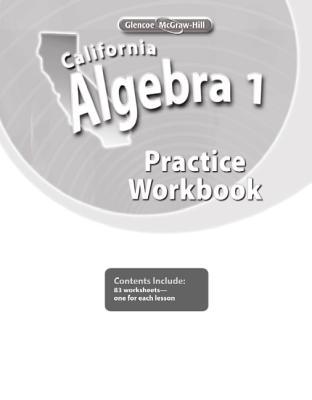 Vorderes Coverbild California Algebra 1, Practice Workbook