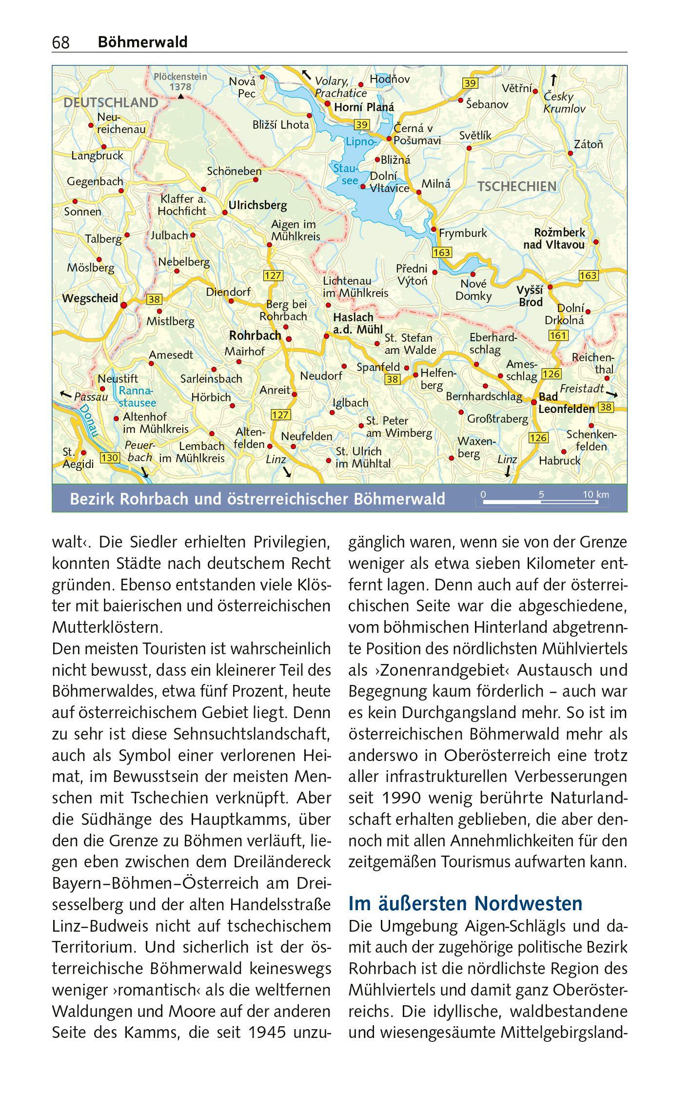 Beispielinhalt (Bild) TRESCHER Reiseführer Oberösterreich