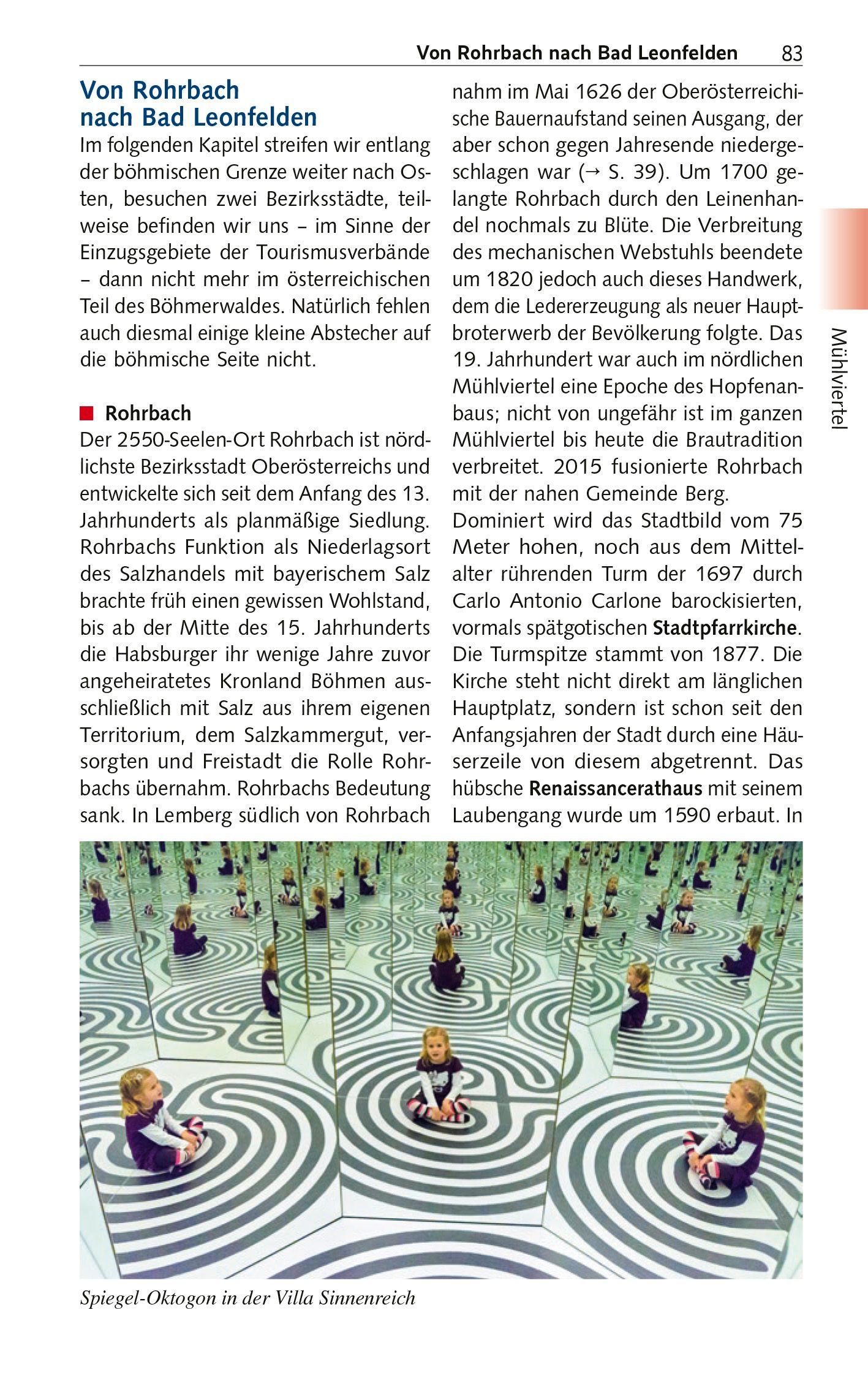 Beispielinhalt (Bild) TRESCHER Reiseführer Oberösterreich